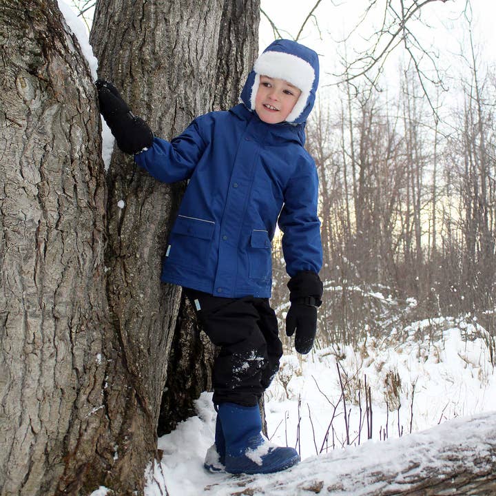 Jan & Jul - Wholesale Raincoat - Kids - Nebula Blue | Cozy-Dry Waterproof Jacket2