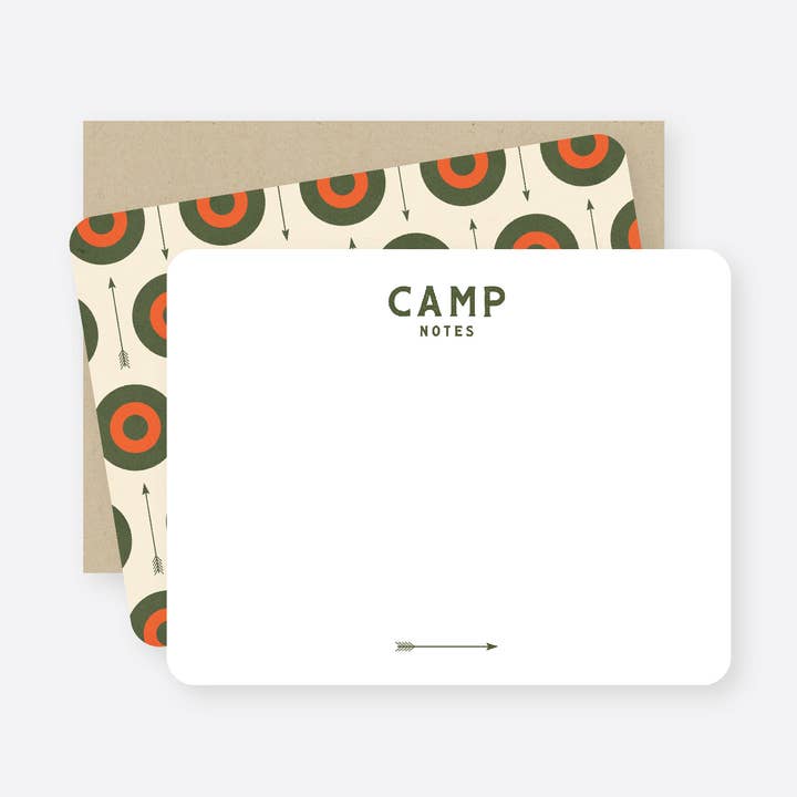 Camp Notes Flat Note Card Set for wholesale by 2021 Co.