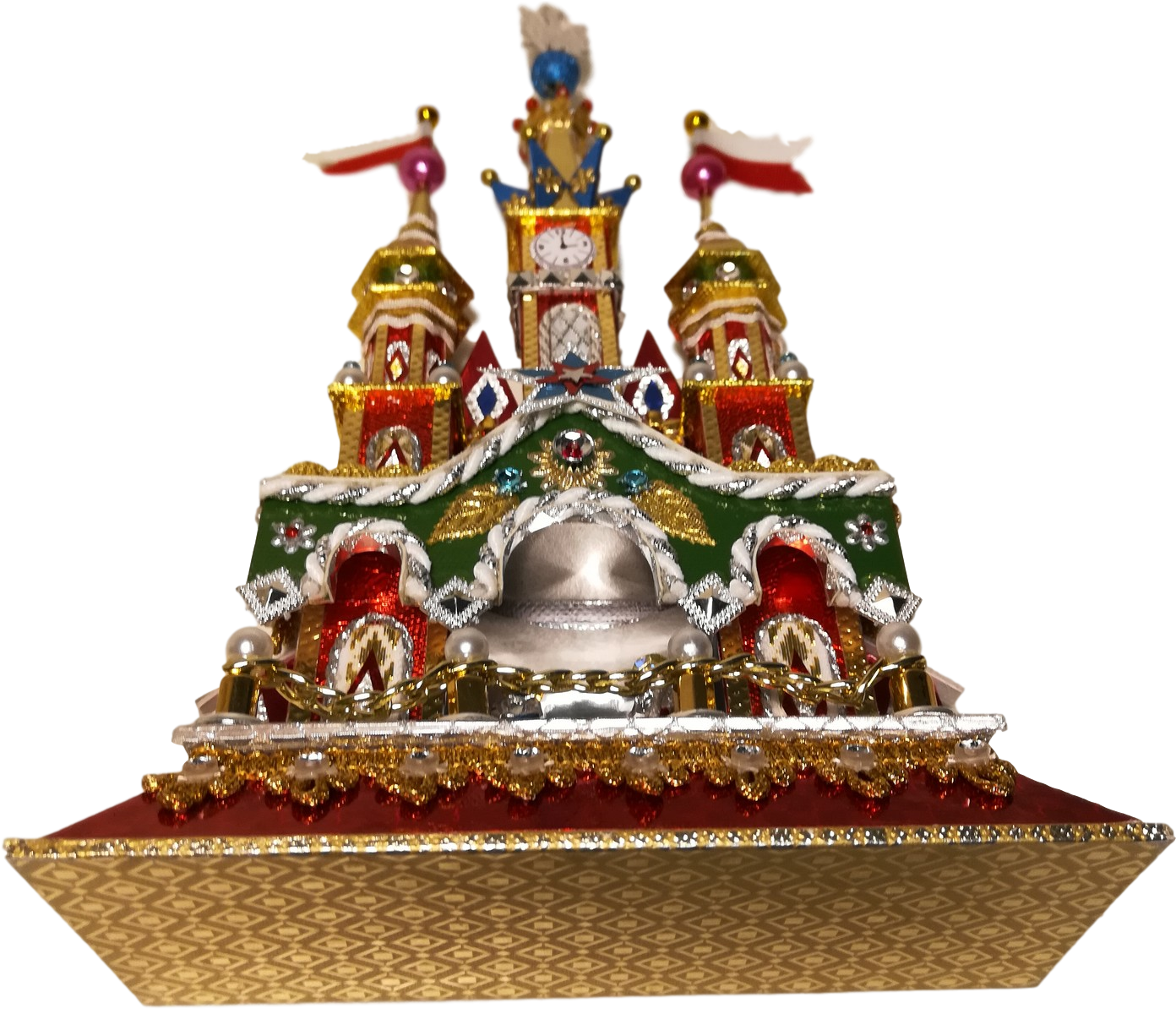 Mia's Polish Treasures – wholesale Nativity scene decor – Krakow's Town Hall Clock Krakow Nativity3