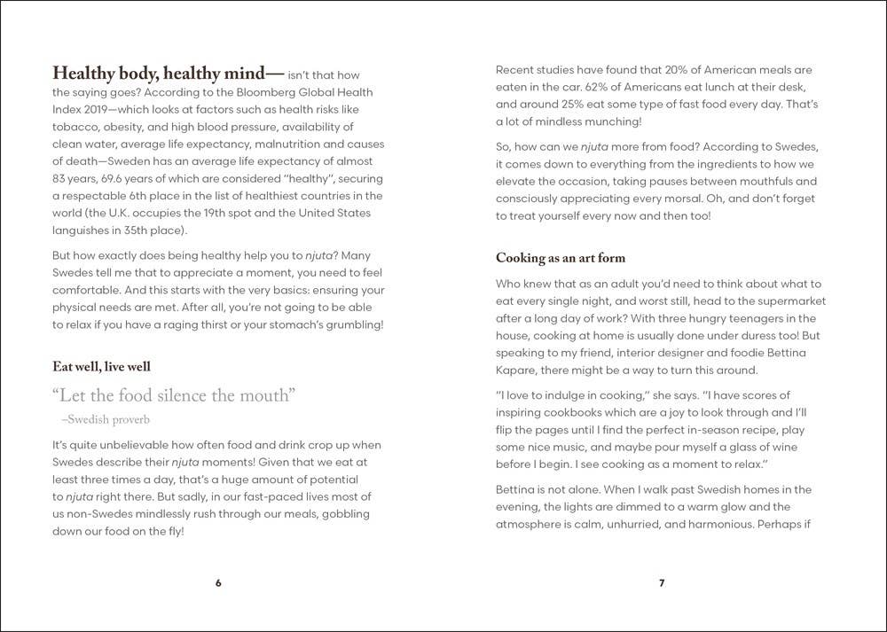 HarperCollins - Wholesale Body, Mind & Spirit Book - Njuta: Niki Brantmark2