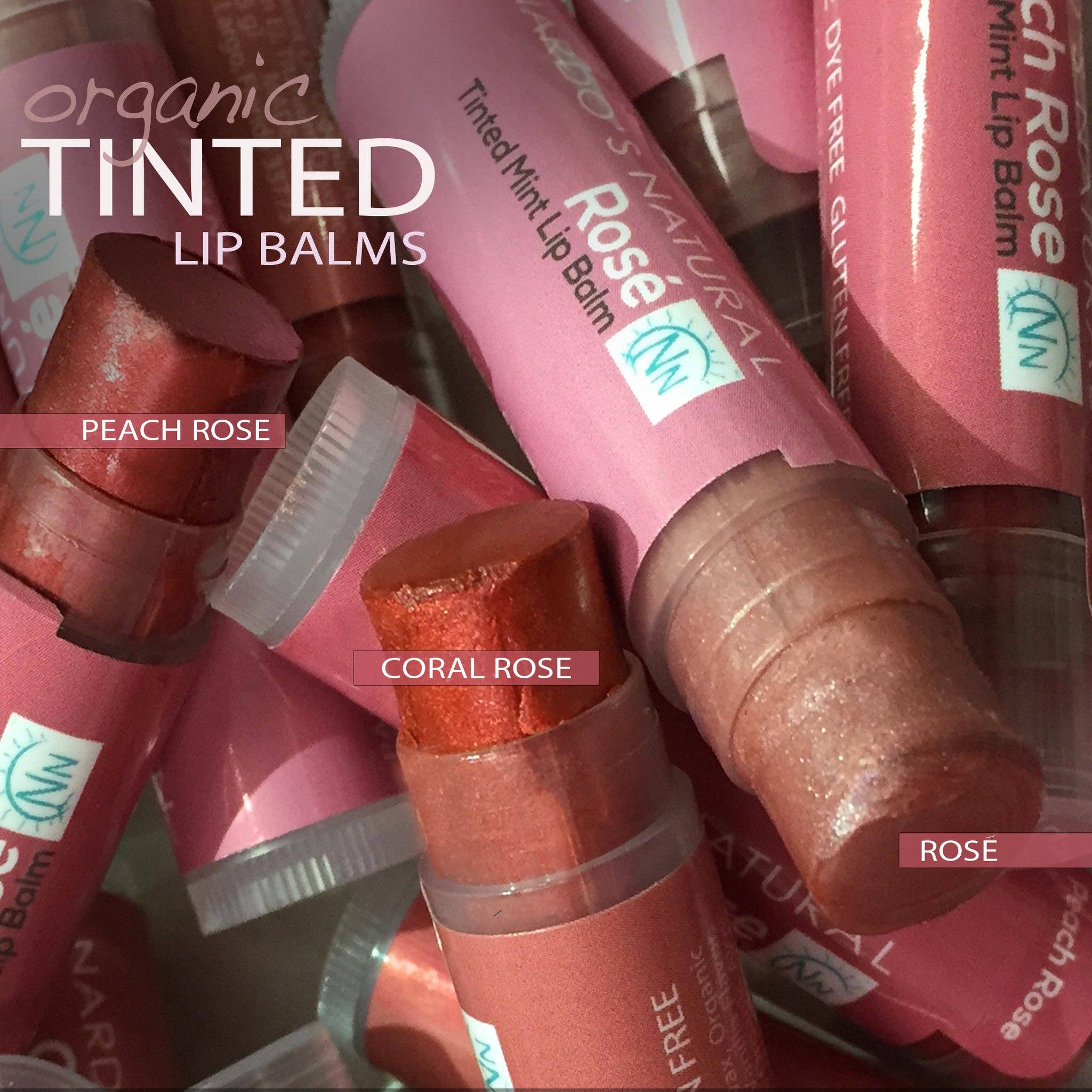 Nardo’s Natural Organic Skin Care - Wholesale Lip Balm - Tinted Lip Balms5