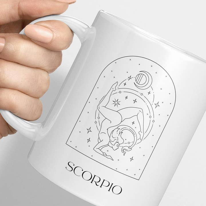 Tasse du zodiaque Scorpion pour la vente par YourDay