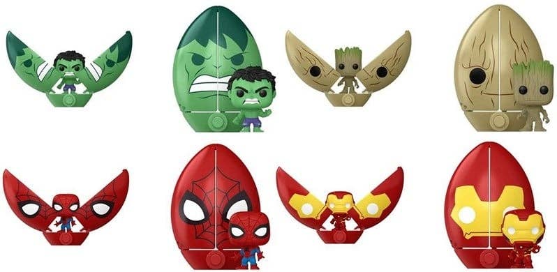 KIDDY-MOOV - Wholesale Figurine Toy - Kids - POP! Marvel Pocket Easter Eggs, Assortment of 4/121