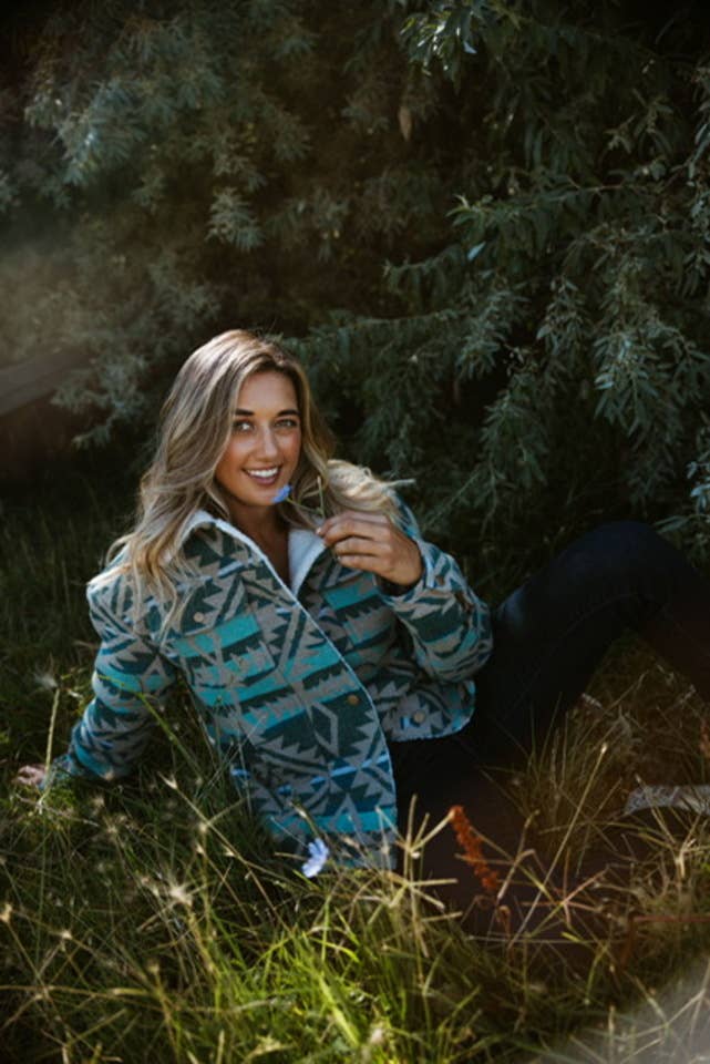 AZTEC LADIES SHIRTJACK- L-24612 for wholesale on Faire0