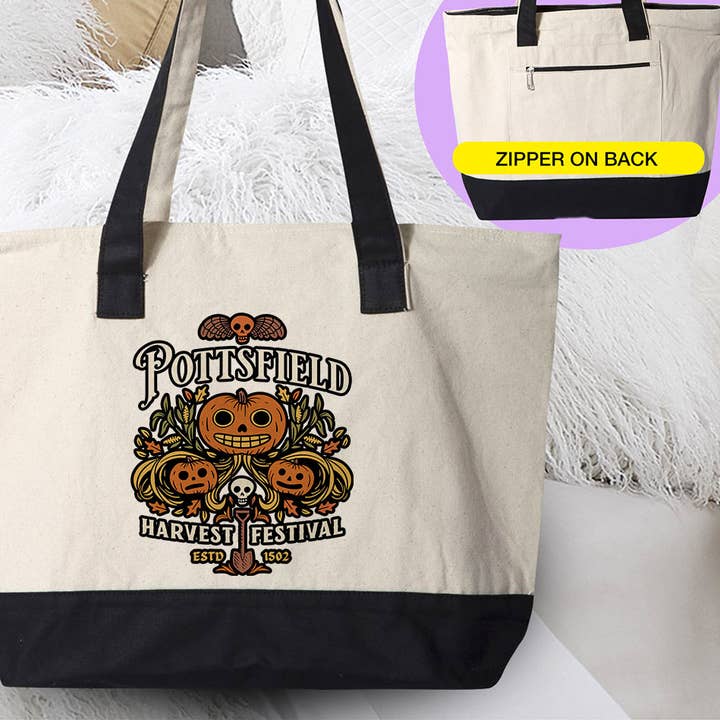 Pottsfield Harvest Festival - Animated Show Tote Bag for wholesale by House Of Rodan