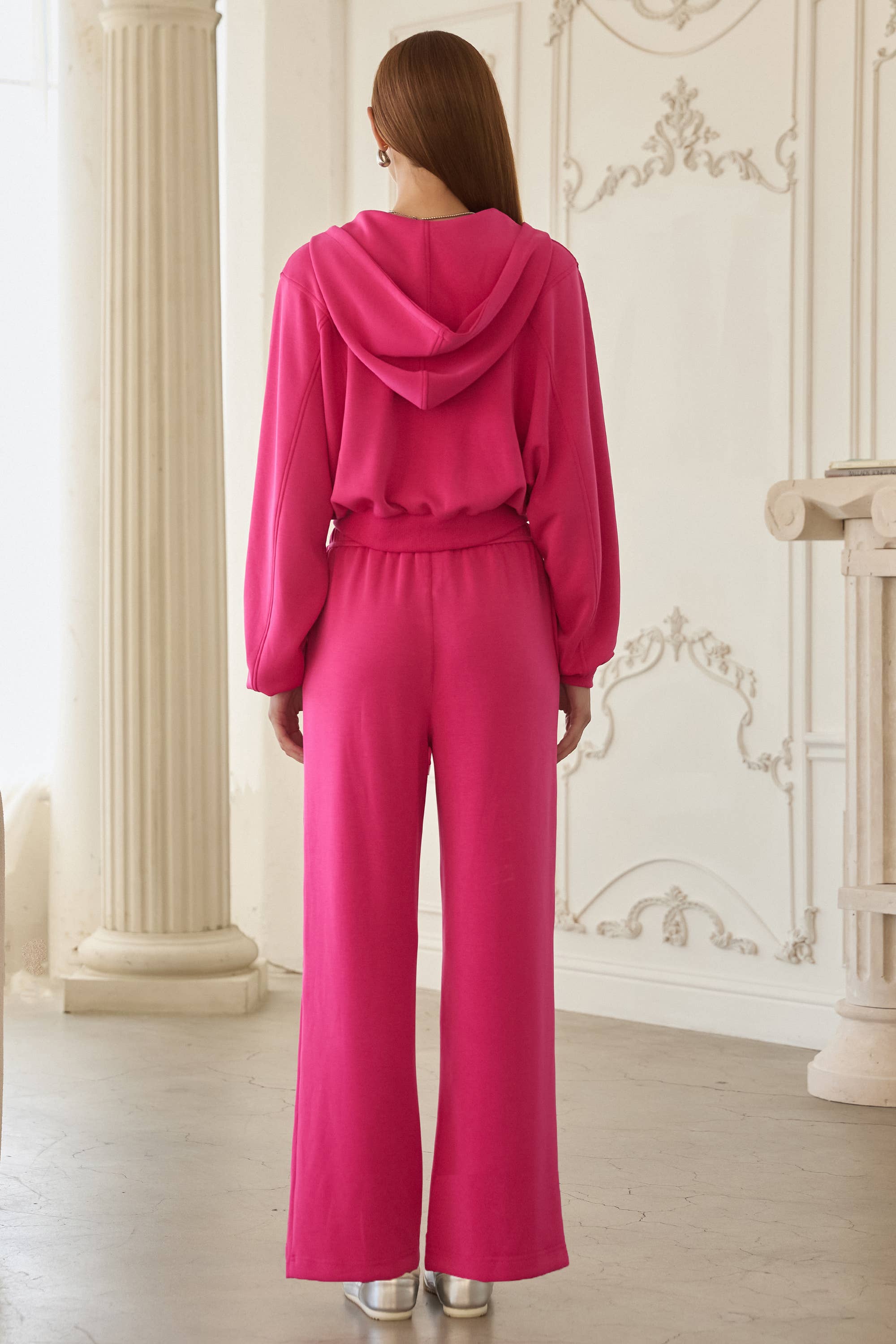 SKIES ARE BLUE - Wholesale Pants - Women's - Soft Modal Easy Pull Up Pants17