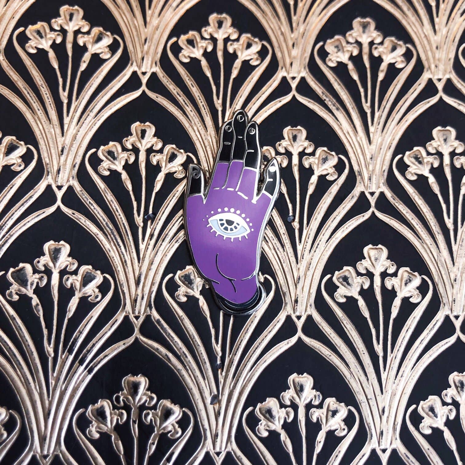 Mother of the Moon - Wholesale Lapel Pin/Button - Mystic Hand Enamel Pin1