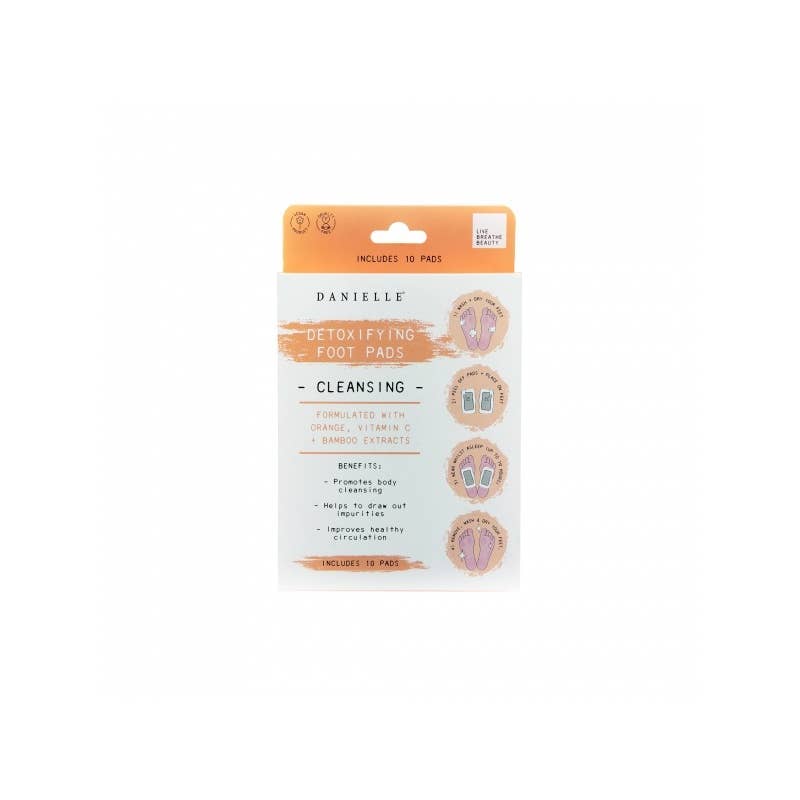 Beauty Pro – Großhandel Fußmasken – Danielle reinigende Orangen-Detox-Fußpads, 5 Paar0