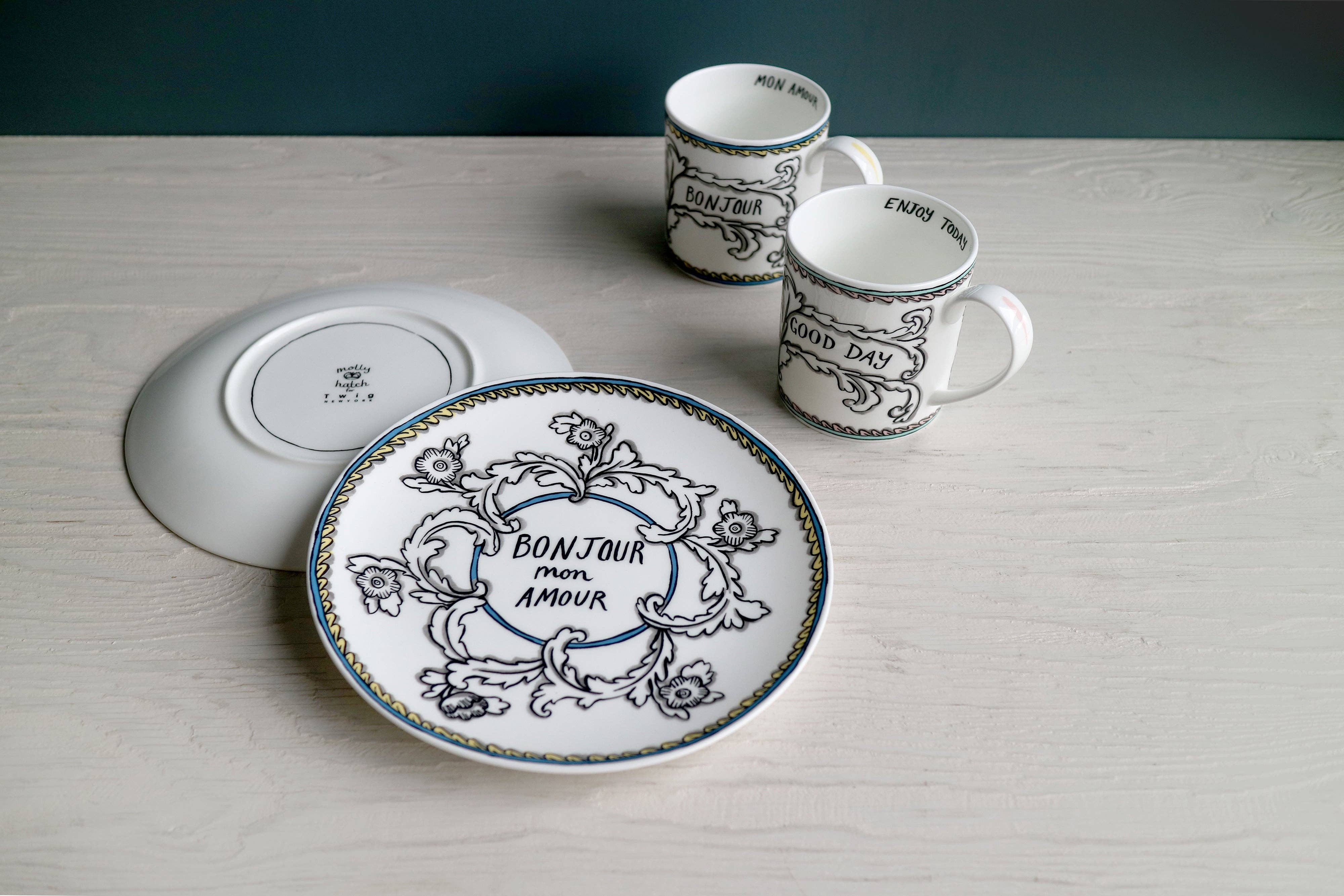 Twig NY - Vendita all'ingrosso Tazza - Tazza Bonjour Mon Amour3