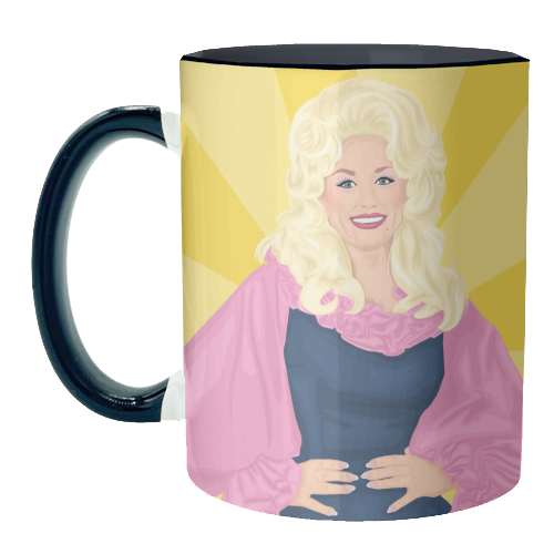 ART WOW – Caneca por atacado – Canecas 'Sunshine Dolly Parton'7