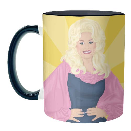 ART WOW – Caneca por atacado – Canecas 'Sunshine Dolly Parton'7