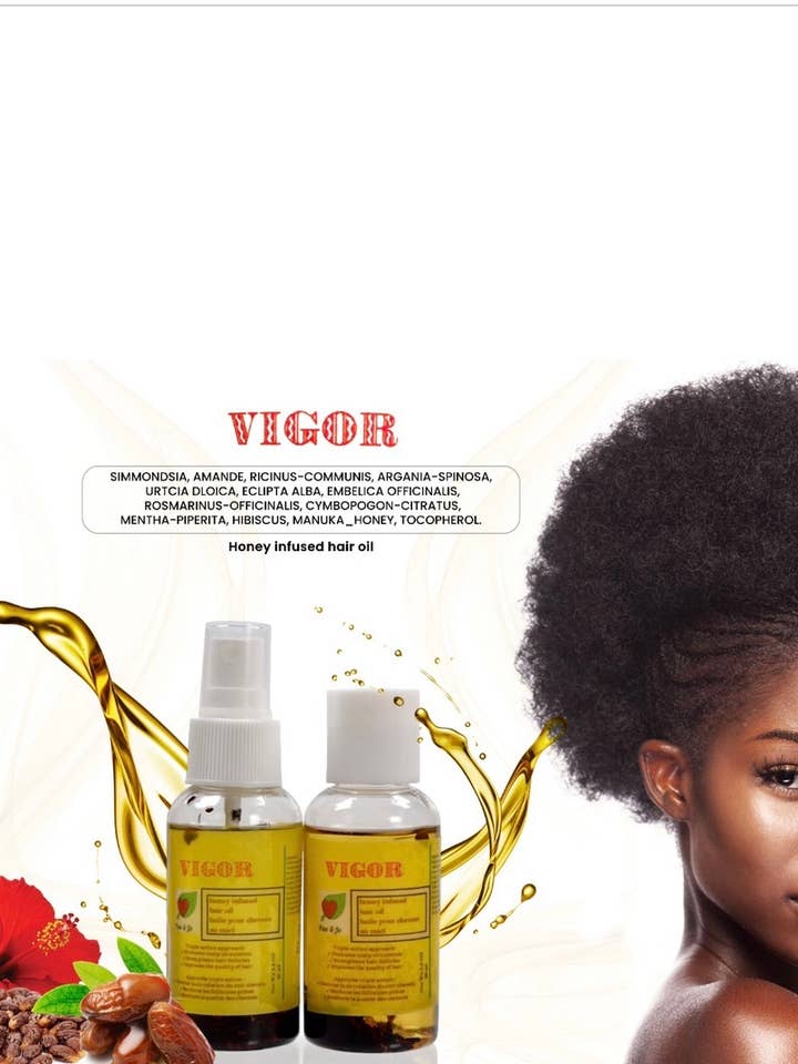 VIGOR Hair Oil for wholesale by Pao&Jo LLC