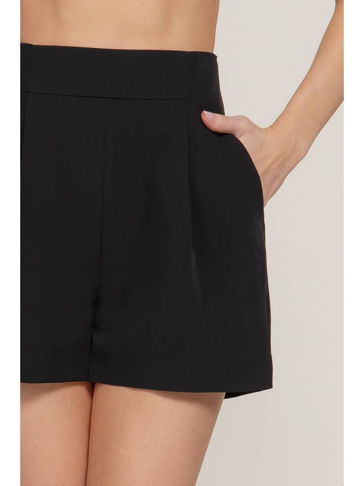 Active Basic | Active USA - Wholesale Shorts - Women's - Front Pleat Short Pants