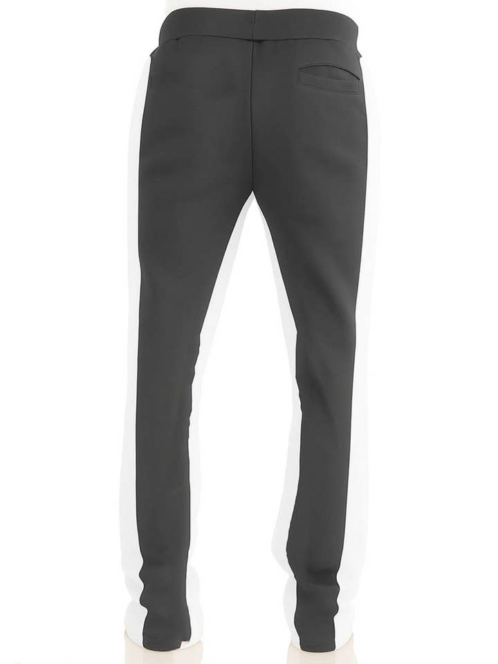 WEIV - Wholesale Athletic Sweatpants/Joggers - Men's - Two Stripe Flare Stacked Track Pants TP1322