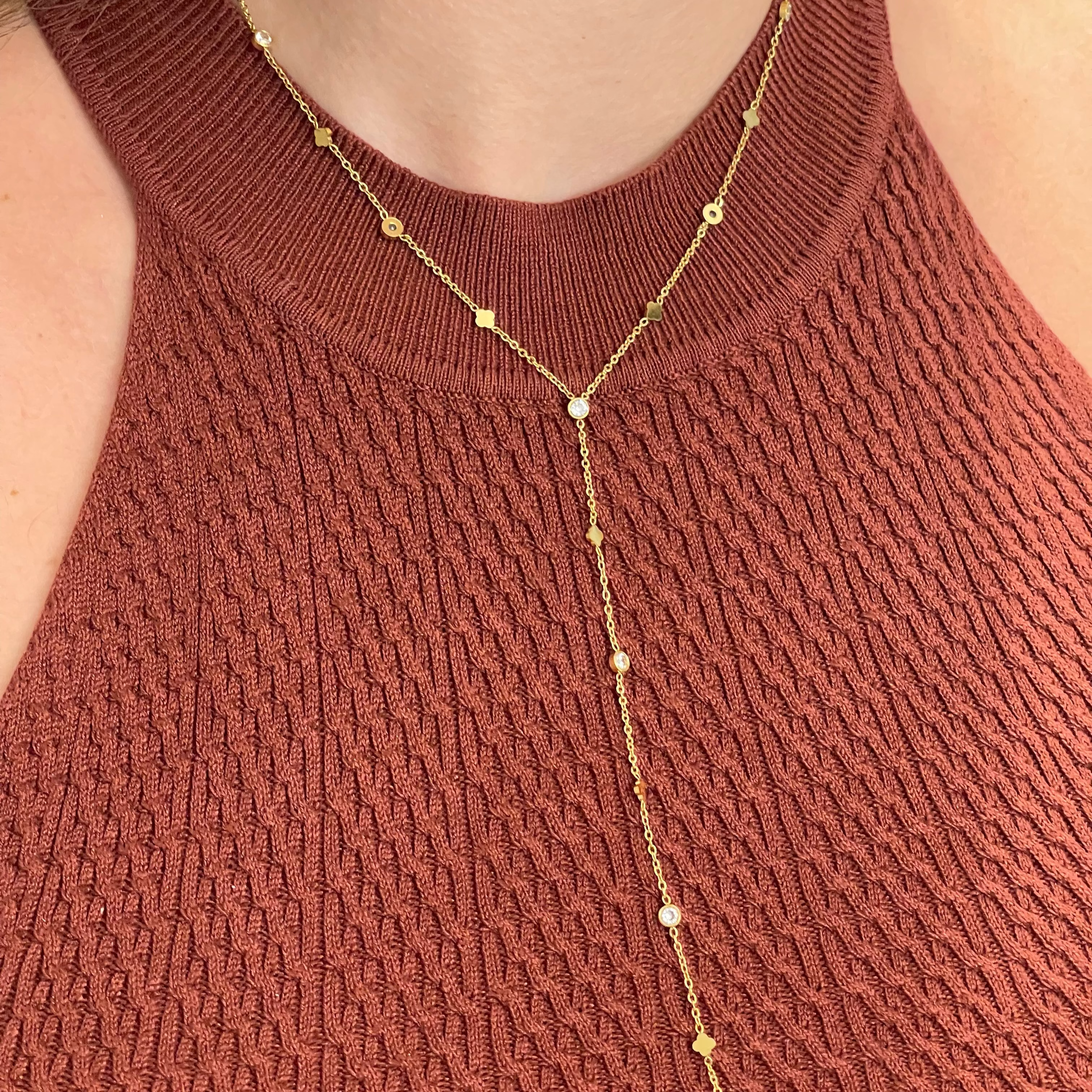 Poudre Bijoux - Venta al por mayor Collares de cadenas y eslabones - Cadena en Y1