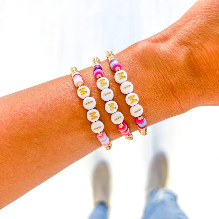 Savvy Bling - Wholesale Beaded Bracelet - Mama, Nana, Gigi, Mimi gold filled bracelet