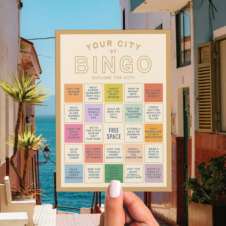 Easyhand Goods – formerly Onderkast - Wholesale Card Game - Custom City Explorer Bingo Card8