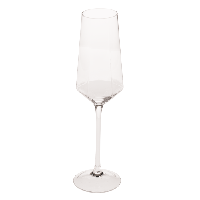 Out of the blue KG – wholesale Champagneglas – Champagneglas Diamond, cirka 25,5 cm, 250 ml, 2-pack i presentask3