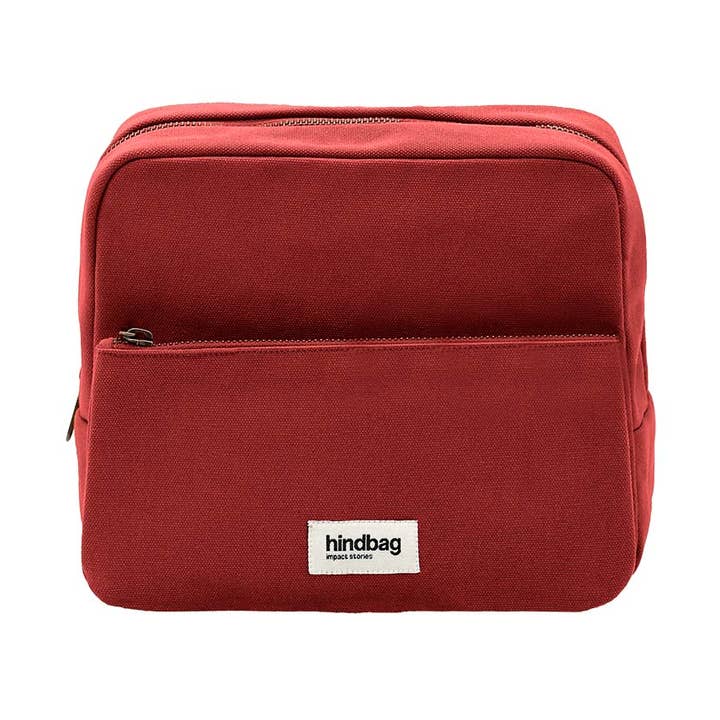 Hindbag - Wholesale Makeup/Cosmetic Bag - Alix Terracotta XL Toiletry Bag0