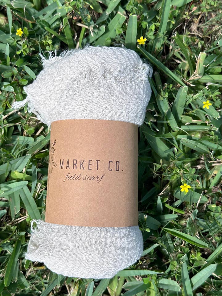 Gauze Scarf - Oat for wholesale by MARKET