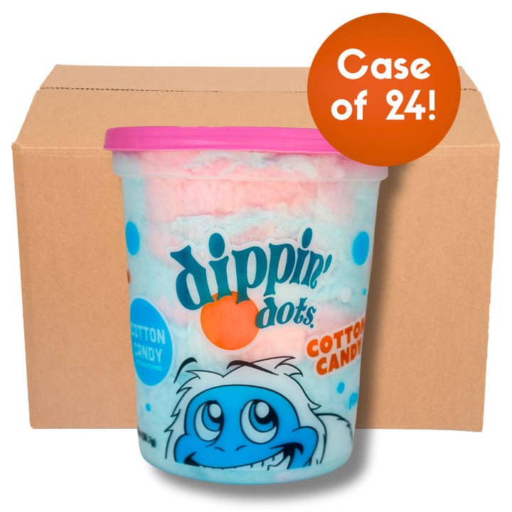 Dippin' Dots Cotton Candy (Cotton Candy Flavor) for wholesale by Santa Cruz Fun Foods