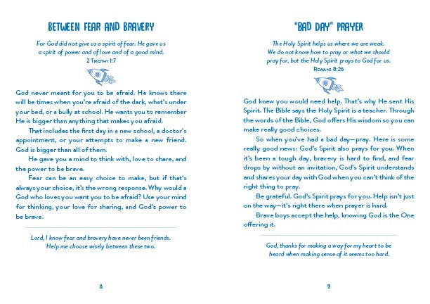 Barbour Publishing, Inc. - Wholesale Religion - 3-Minute Devotions for Brave Boys1