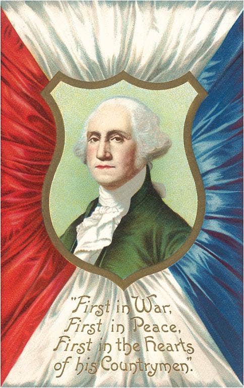 Found Image Press - Wholesale Stationery/Notecard Set - Greeting Card PT-217 George Washington Portrait0