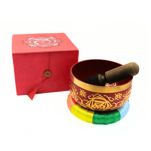 Green Tree - Wholesale Meditation Supplies - Root Chakra Singing Bowl Red4