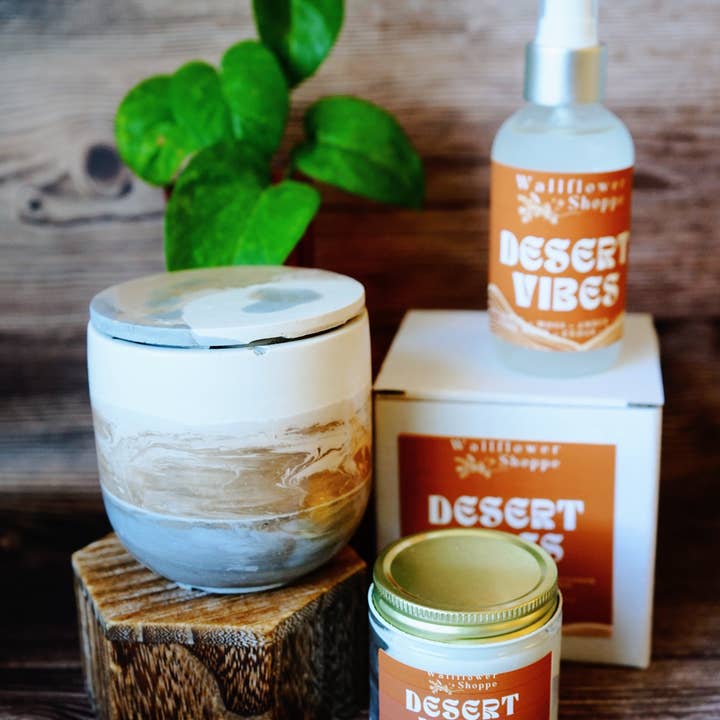 The Wallflower Shoppe - Wholesale Jar/Filled Candle - Desert Vibes12