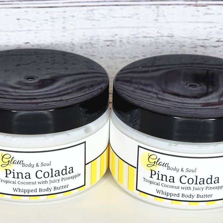 Glow Body and Soul - Wholesale Body Balm/Butter - Pina Colada Body Butter Paraben Free Body Butter