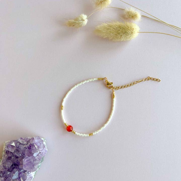 Carneool rond armband voor wholesale door Mystic Jewelry