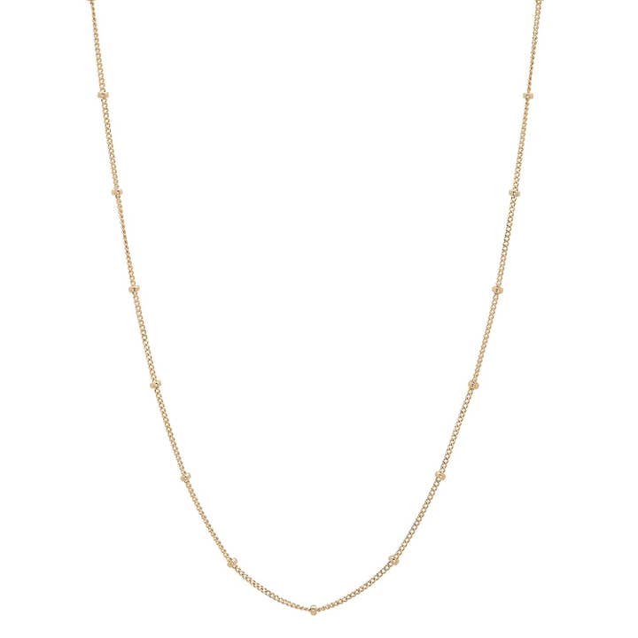 Catena satellitare «Sepulveda» in oro 14 kt da 18" per la vendita all'ingrosso da parte di Elliot Young Fine Jewelry