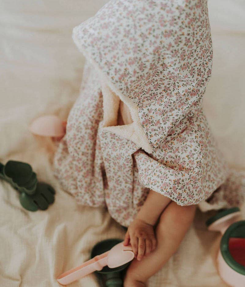 Manufacture des bébés français - Wholesale Poncho Towel - Kids & Baby - Lilac bath poncho5