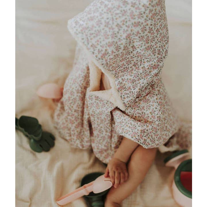 Manufacture des bébés français - Wholesale Poncho Towel - Kids & Baby - Lilac bath poncho5