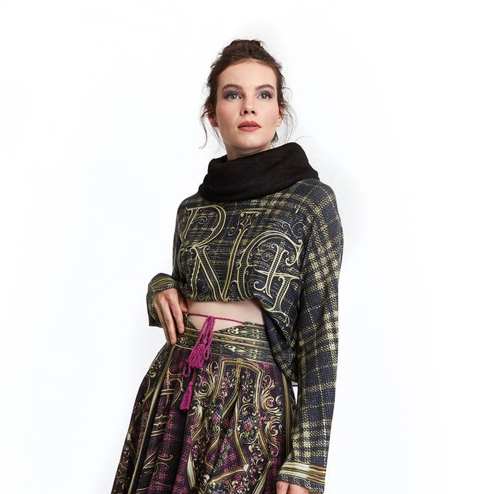 Camicetta T Mini a quadretti - Torna al nero per la vendita all'ingrosso da parte di IPNG Design