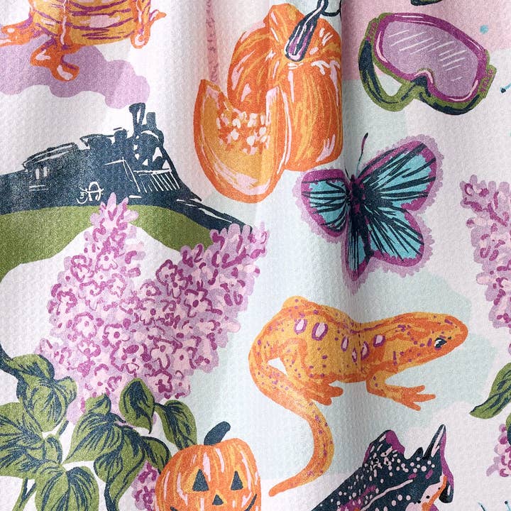 Geometry - Wholesale Tea Towel - Greetings From New Hampshire Tea Towel1