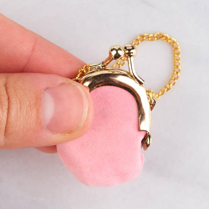 Factory Direct Craft - Wholesale Purse/Bag Accessory - Unisex - Small Velveteen Doll Purse - Select Color + Size