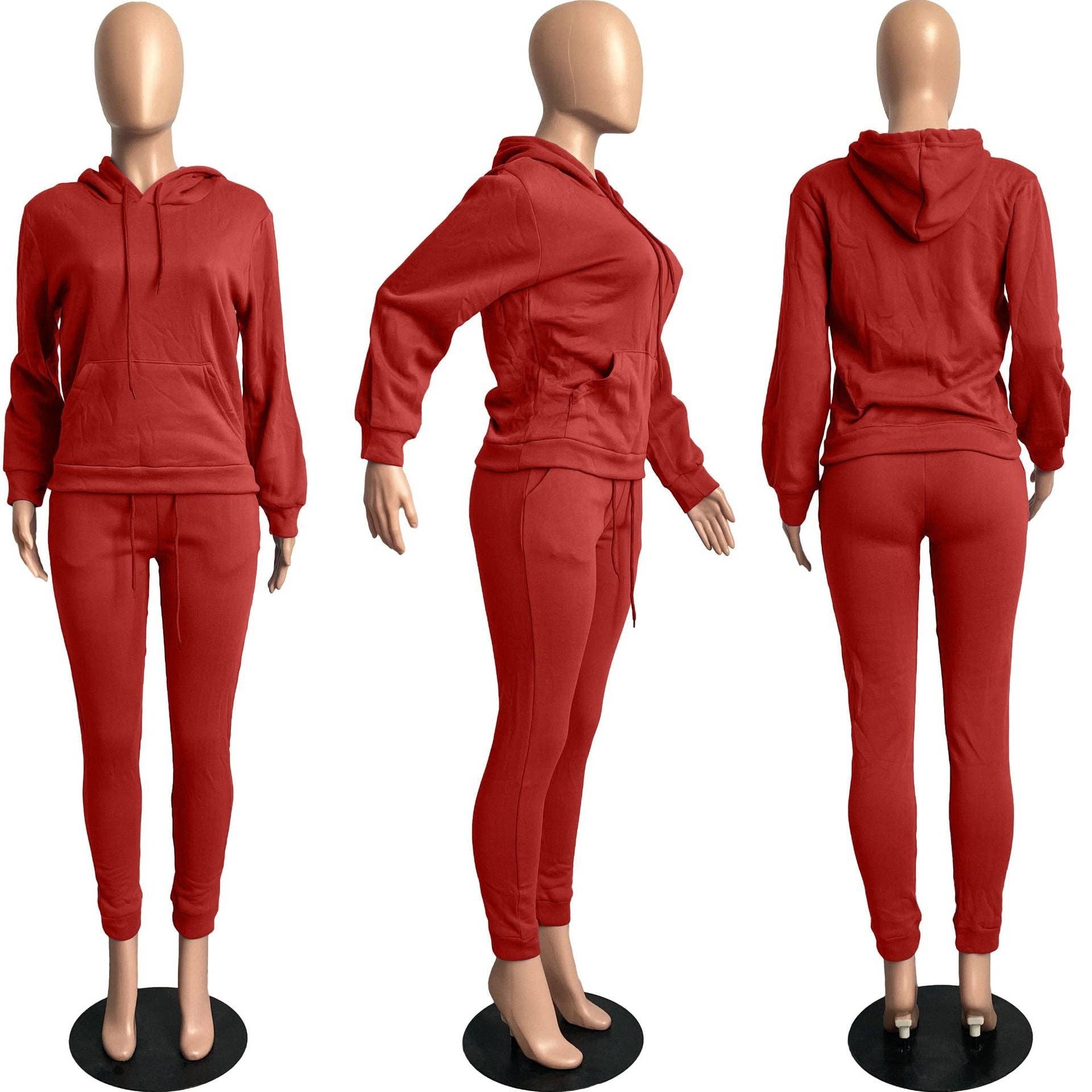 MB Fashion Wholesale - Wholesale Lounge Set - Women's - MB FASHION Cozy Hoodie and Jogger Pants 2PCS SET 175R3