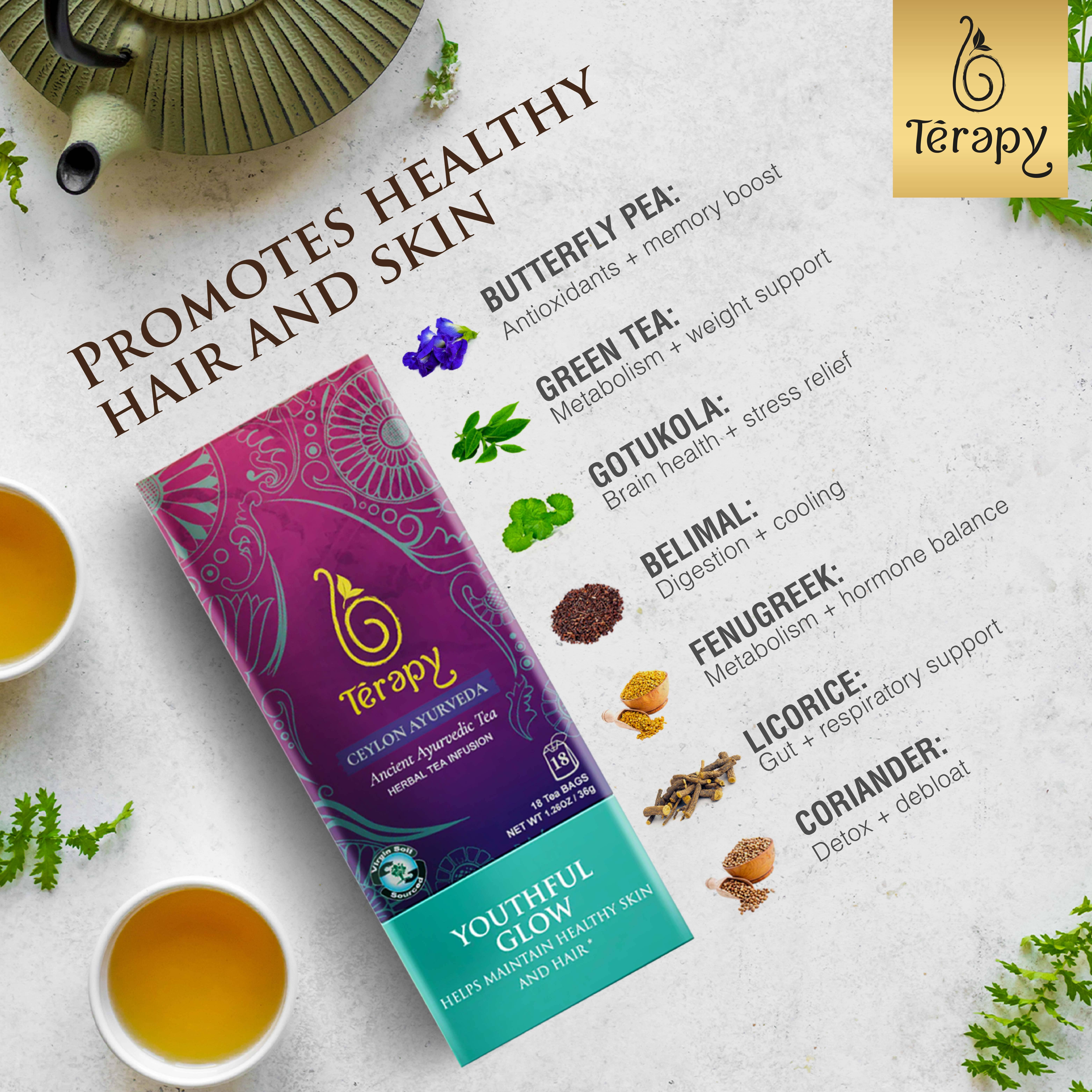 Terapy Ceylon Tea - Wholesale Health/Detox Tea - Youthful Glow Ayurveda Tea2