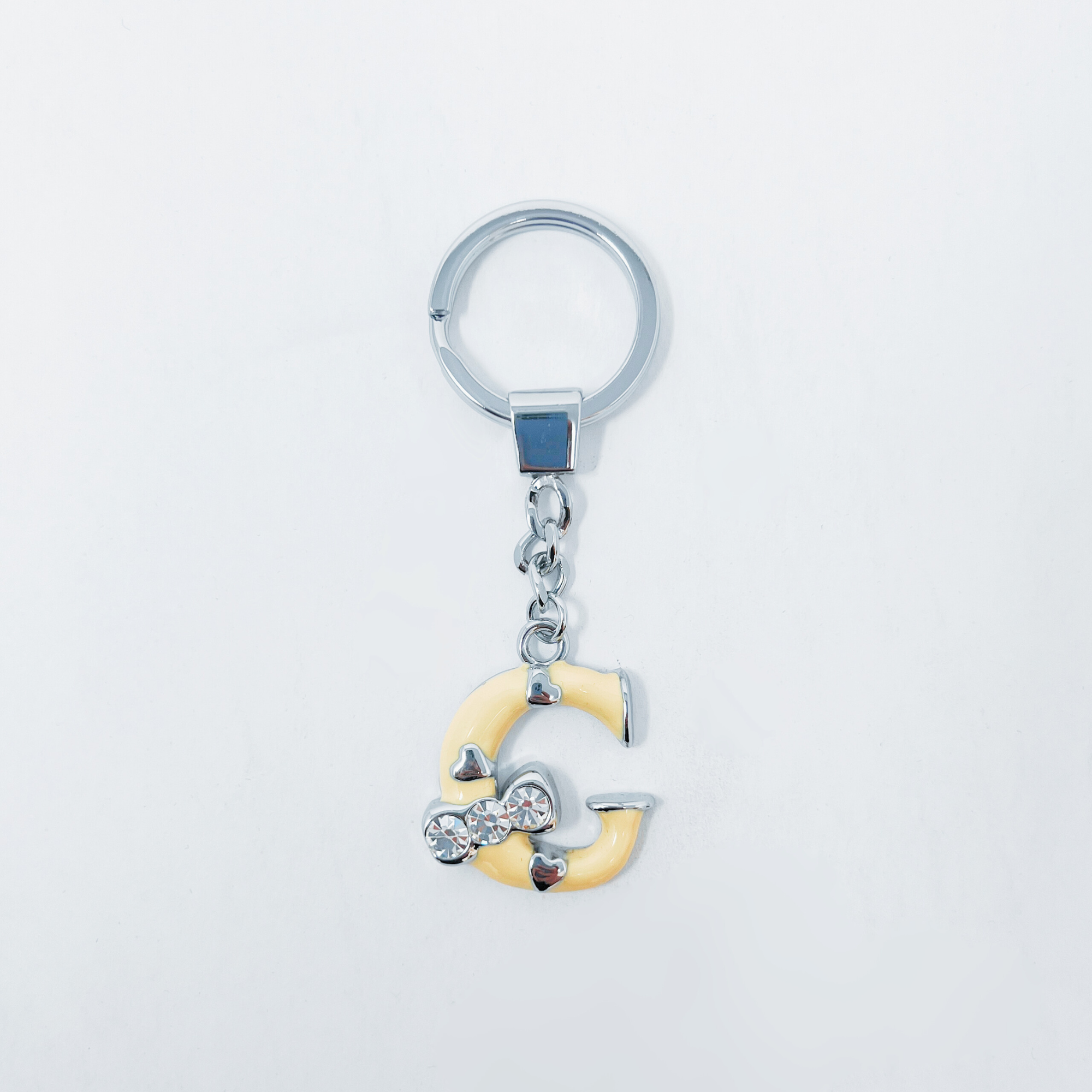 Rucci Professional - Wholesale Keychain – Unisex - KC Keychain with G-H-I Initials1