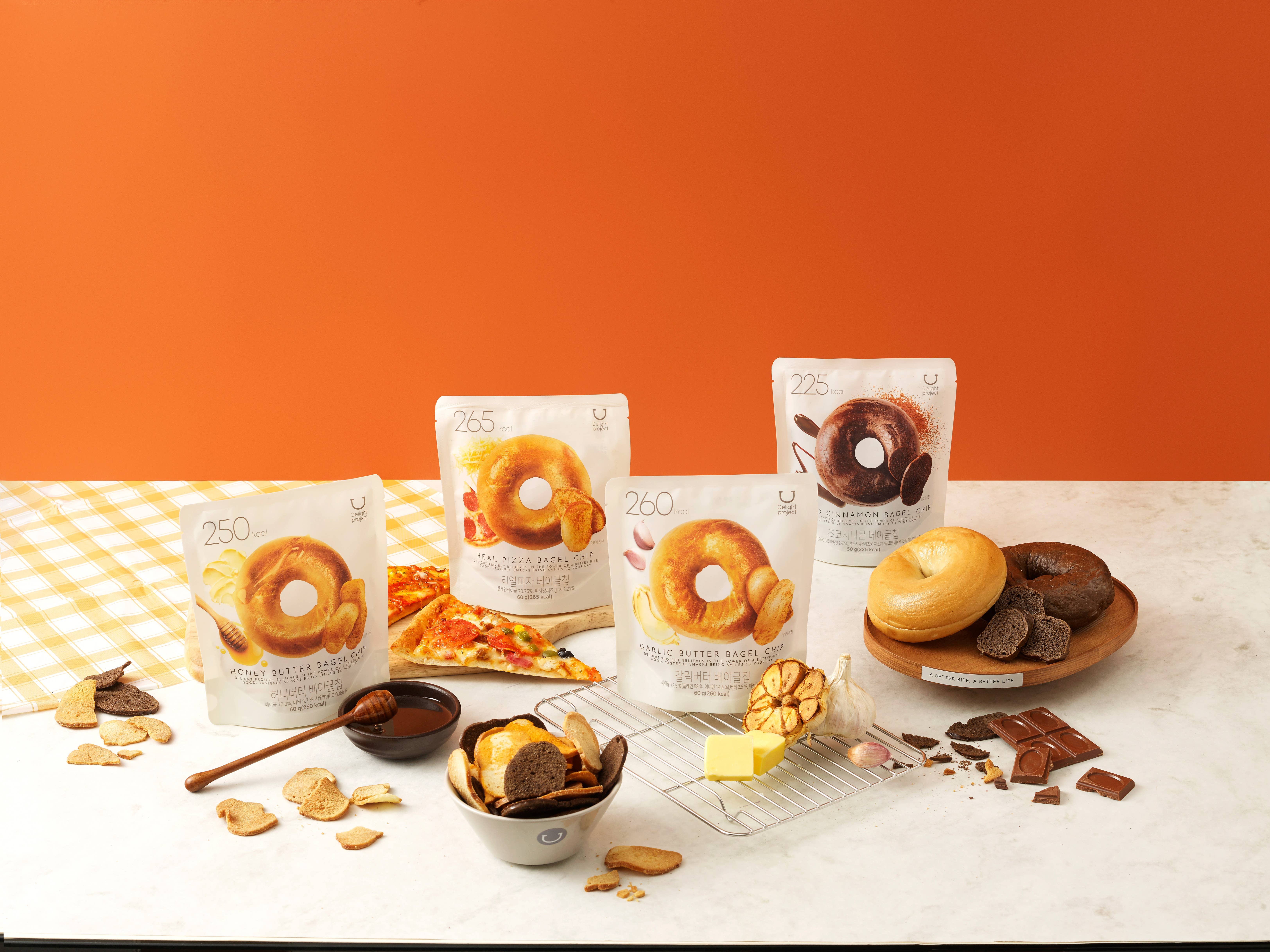 Hong Cheon USA (K-Beauty Distribution) - Wholesale Chips - DELIGHT PROJECT: CHOCO CINNAMON BAGEL CHIPS 4