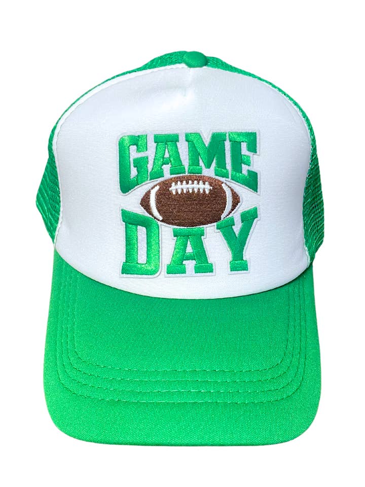 Grøn Game Day Trucker Hat for engroshandel hos Valois Designs