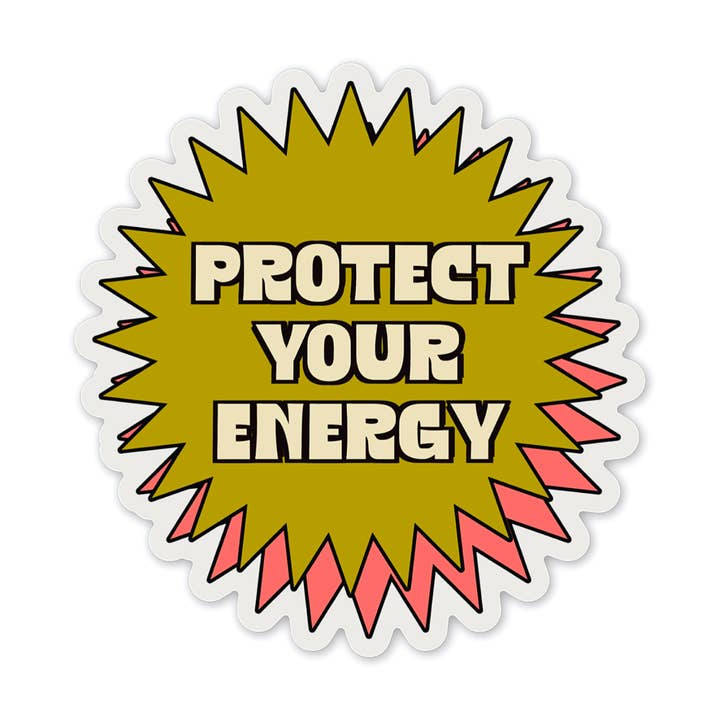 Charley Taylor Art - Wholesale Sticker - Bescherm uw Energy Y2K-sticker