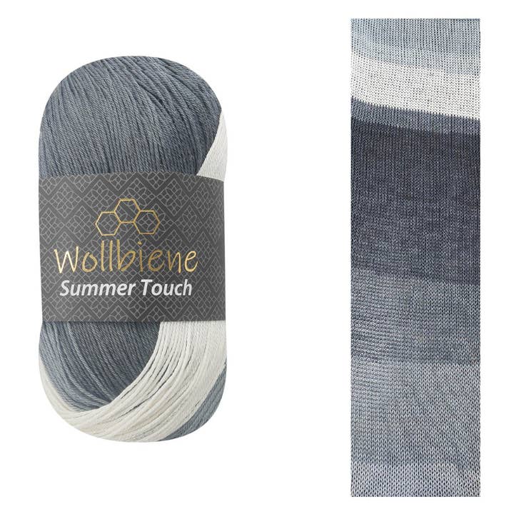 Wollbiene – Engroshandel Garn – Woolbee Summer Touch batik med farvegradient i uldgarn31