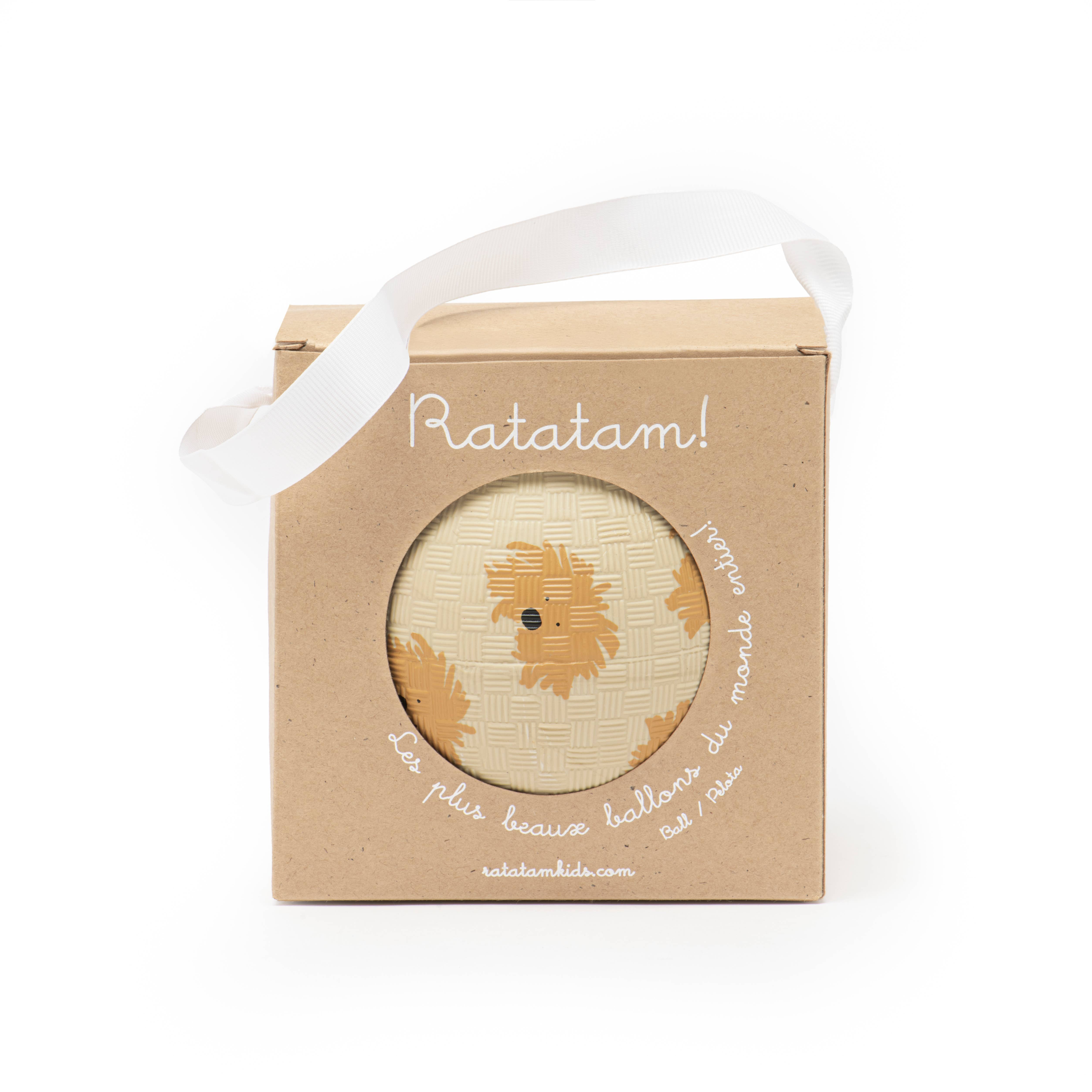 Ratatam! - Wholesale Balloons - Kids - Petit Ballon Doggy Mr Moustache 12 cm – yellow2