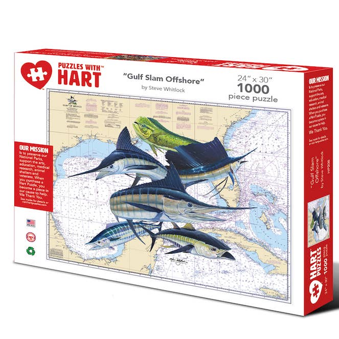Gulf Slam Offshore-Puzzle von Steve Whitlock für den Großhandel von Hart Puzzles