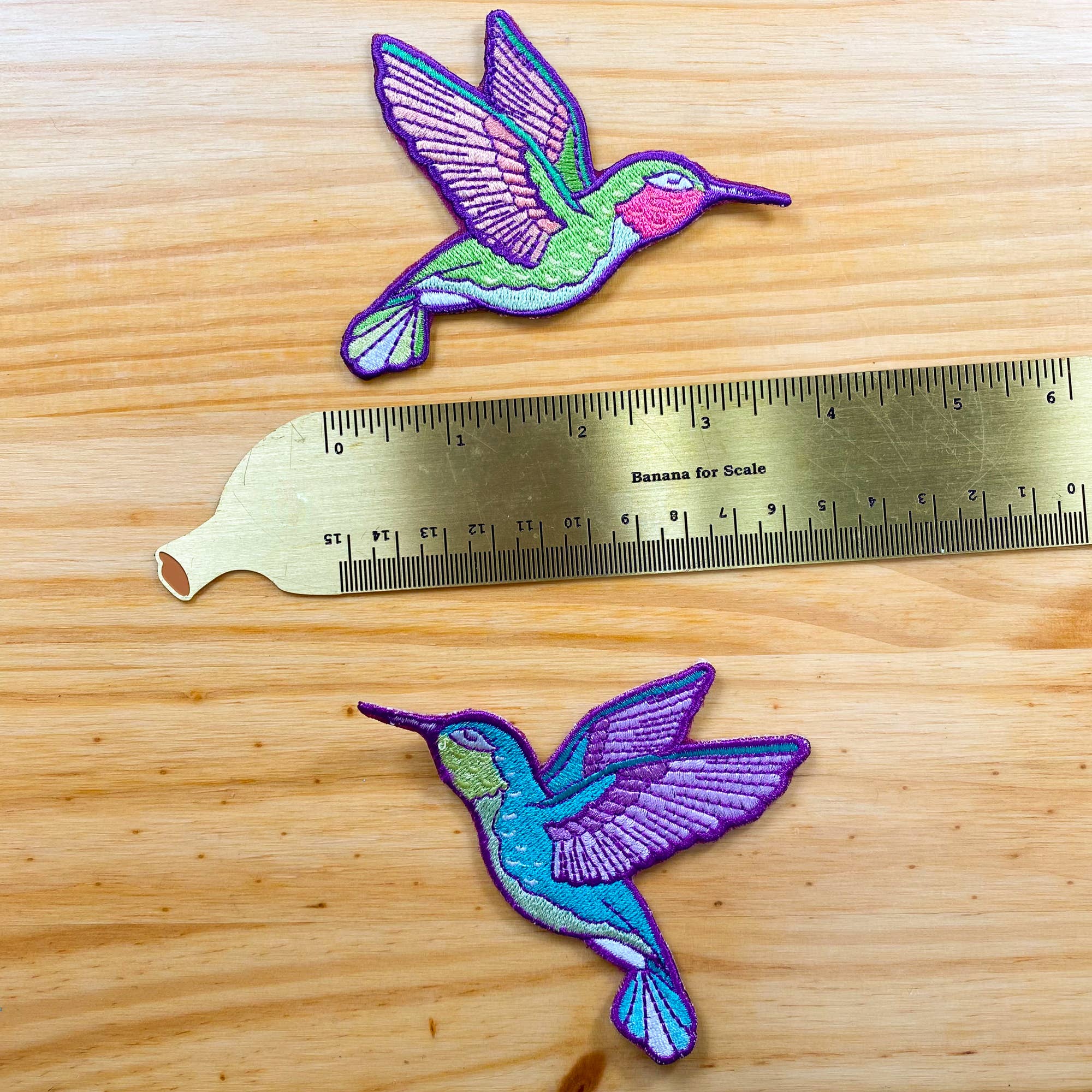 Chelzart - Wholesale Patch - Hummingbird Embroidered Patch | Bird Iron on Patches1