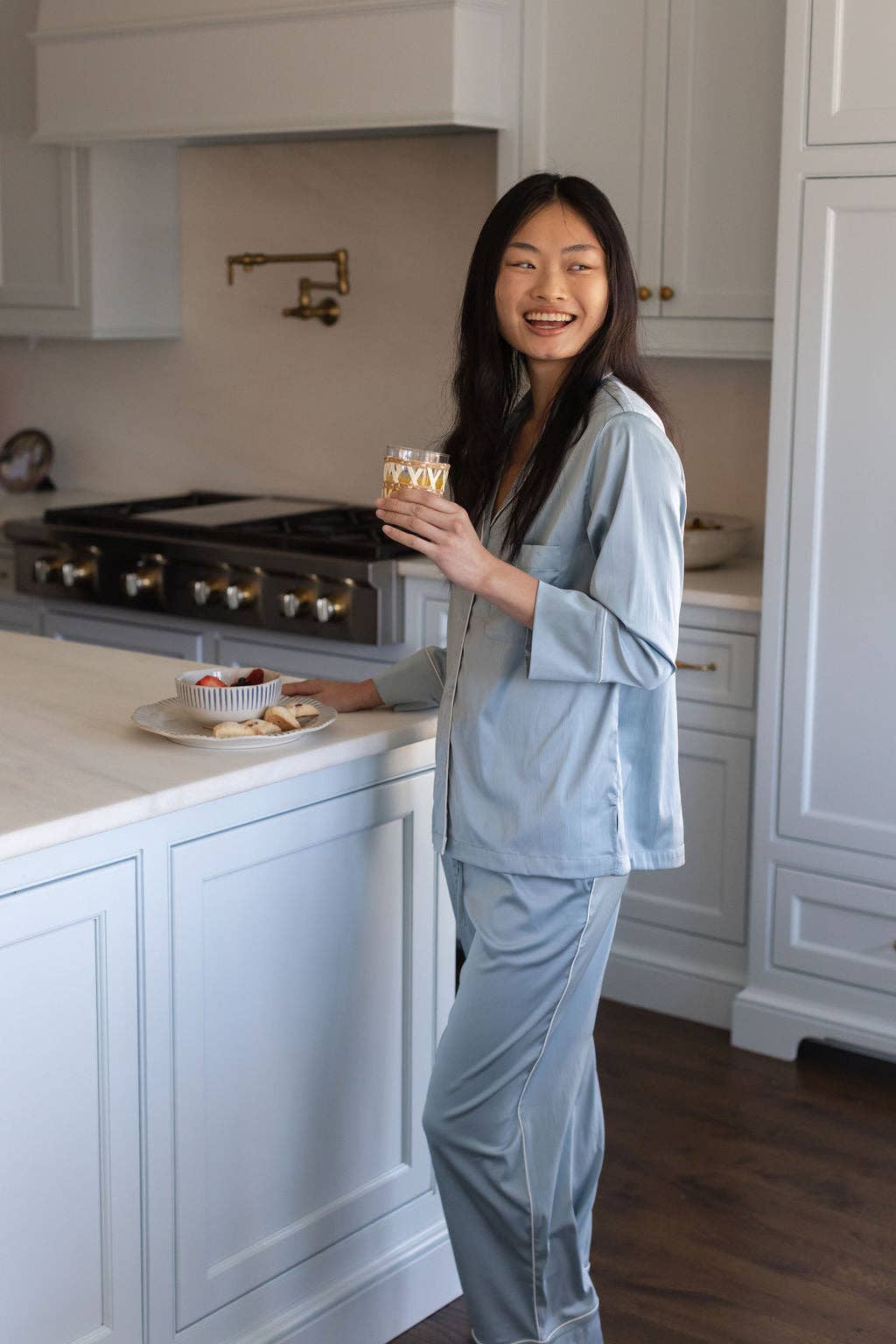 Lenora - Wholesale Sleepwear Set - Women's - CHLOE SATIN PAJAMAS16