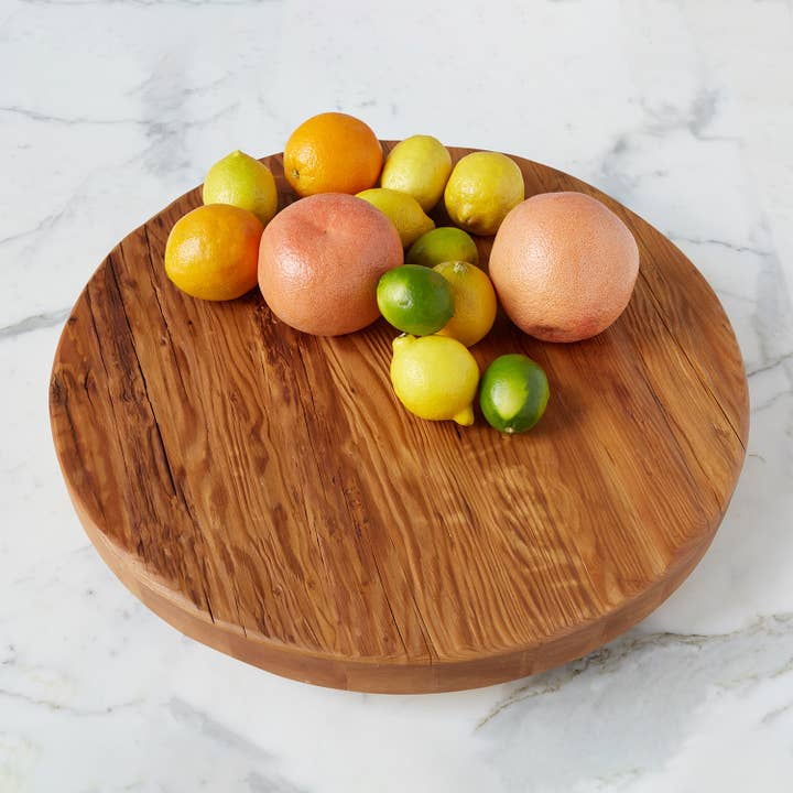 etúHOME - Venta al por mayor Bandeja giratoria - Tapa de pino rústico natural para bandeja giratoria.