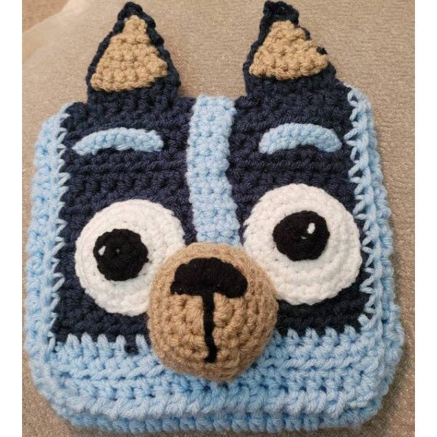 REMOVED BRAND - Wholesale Tote Bag - Kids - Crochet Bluey and Bingo bags